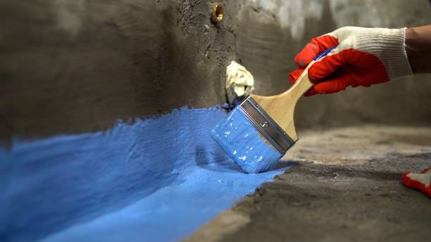 Commercial Basement Waterproofing project at a Algoma, WI business property by SJ Waterproofing Pros